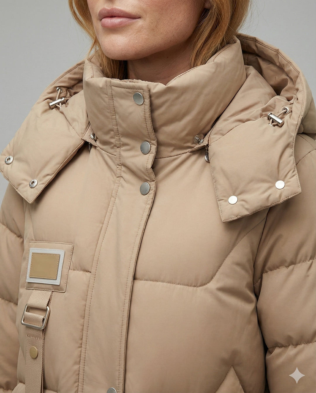 Winter coat women hood