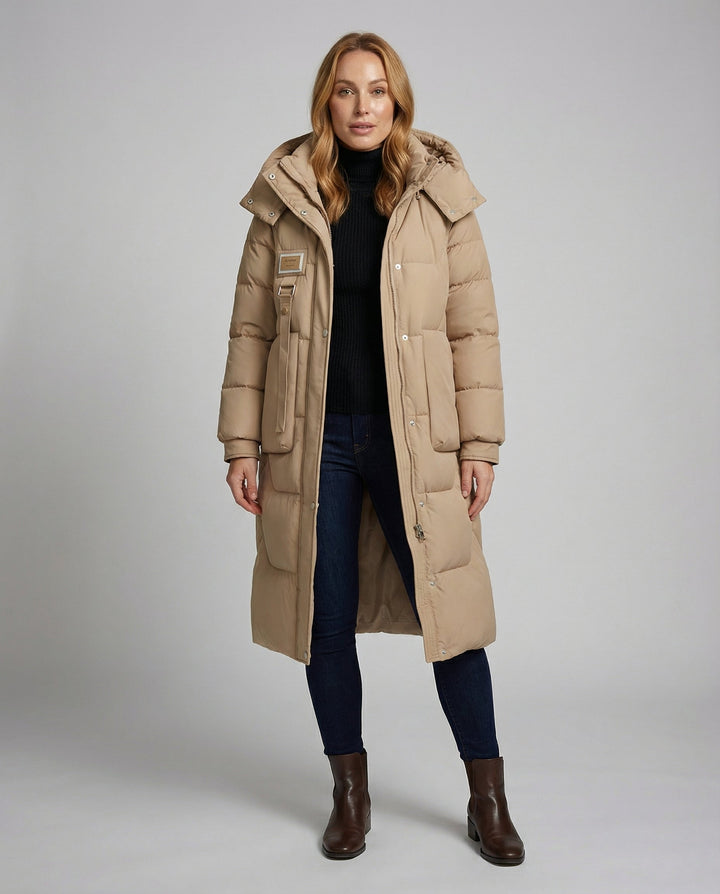 Winter coat women hood
