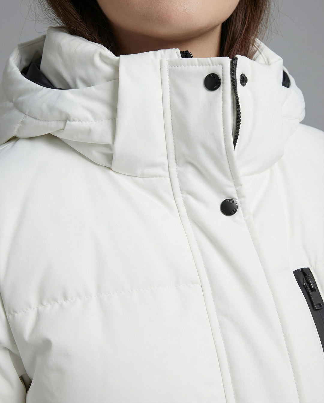 Longer Plus Size Down Coat