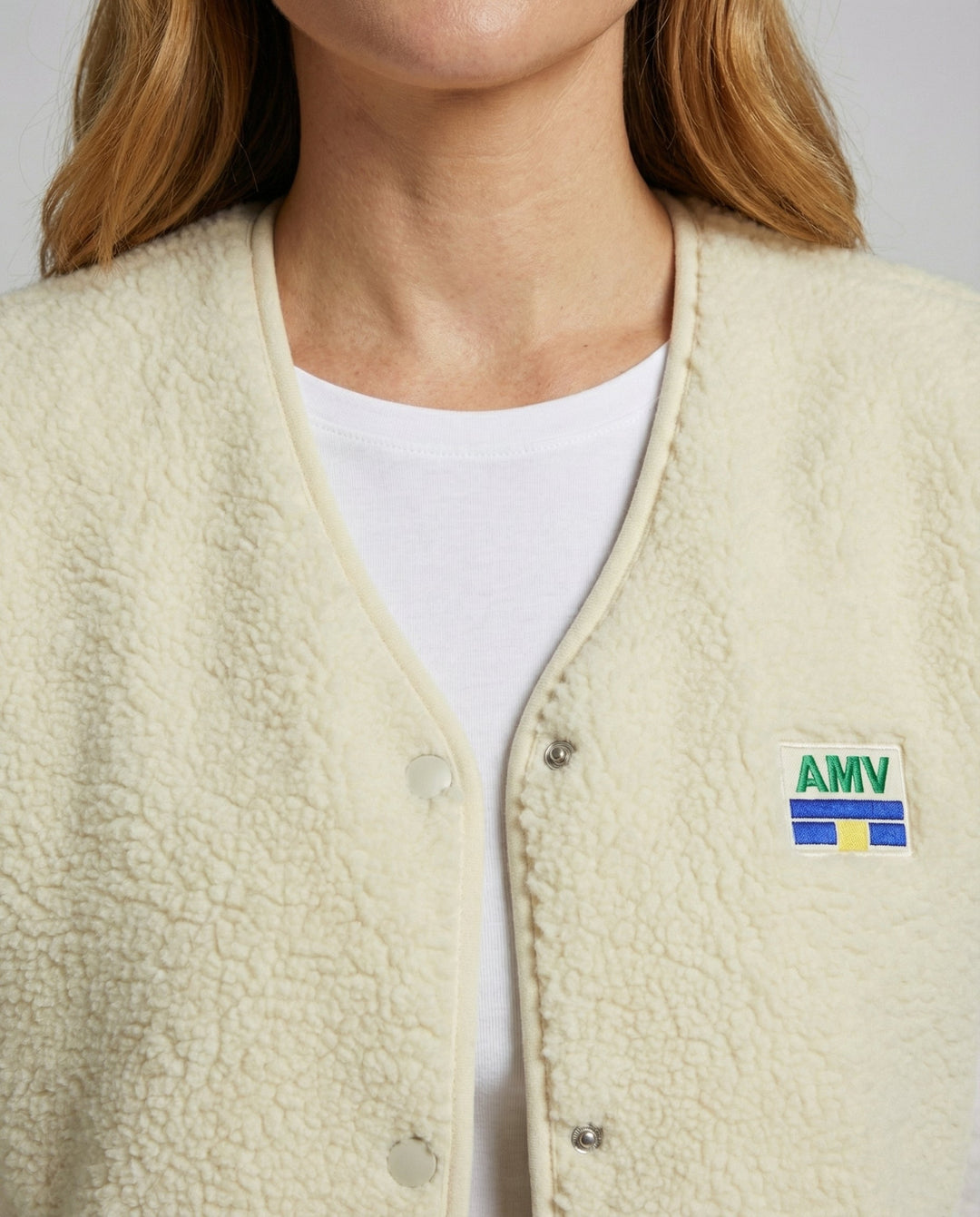 Women's Vest Button Closure