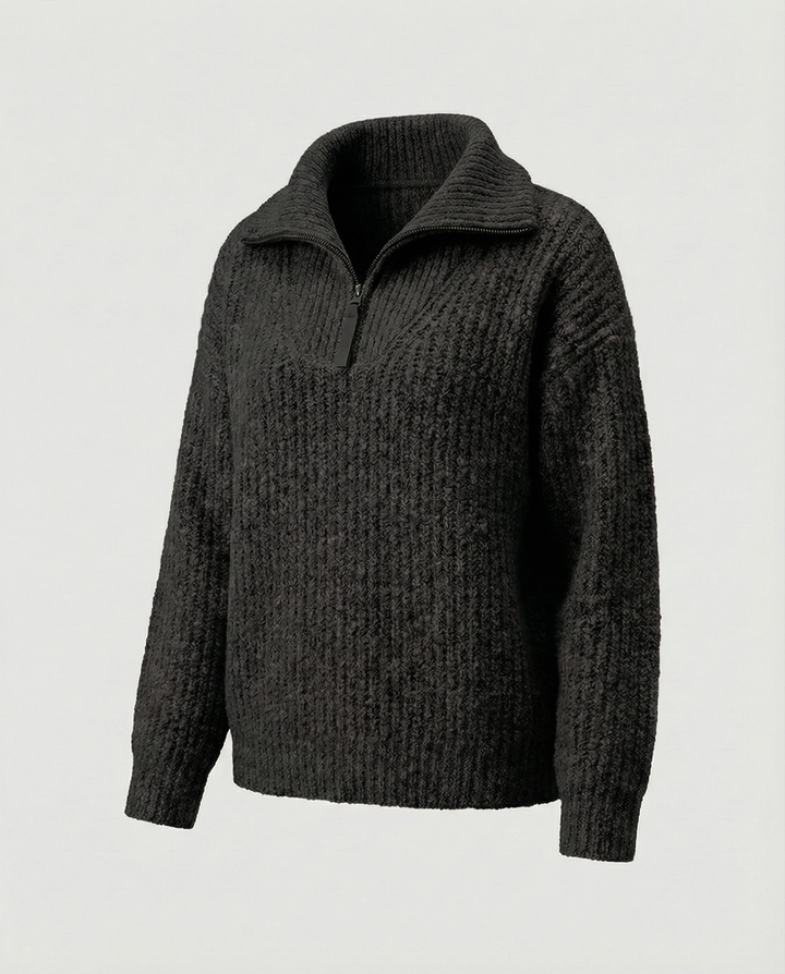 Ladies Zipper Sweater