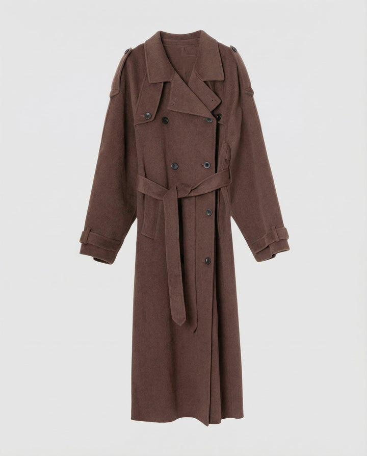 Comfortable Oversized Wool Coat Women