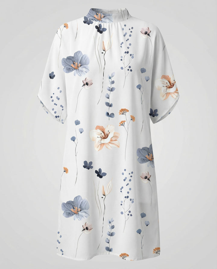 Elegant Batwing Sleeve Dress Women