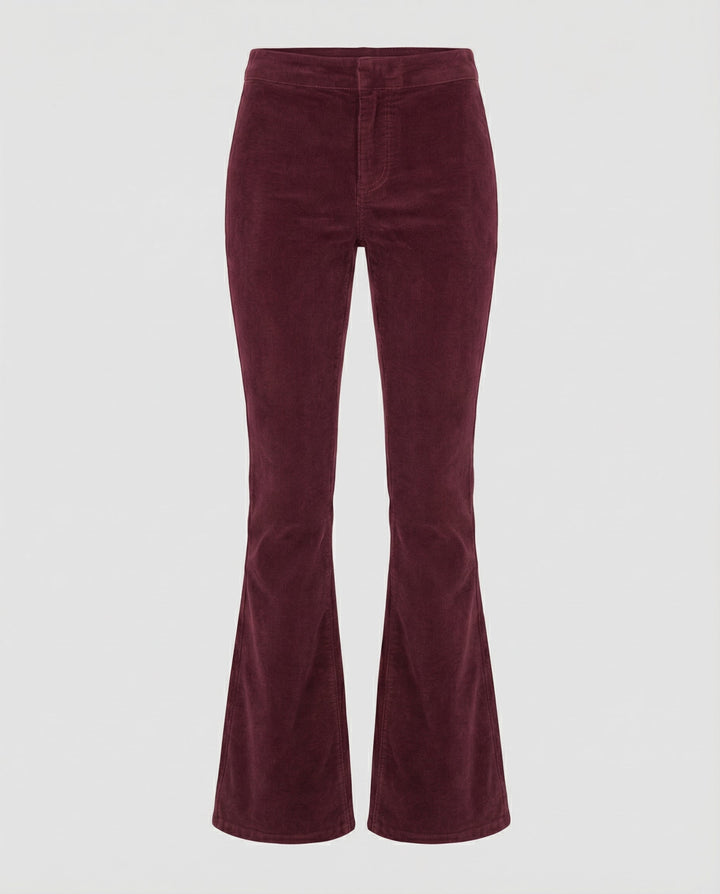 Comfortable Corduroy Flared Pants Women