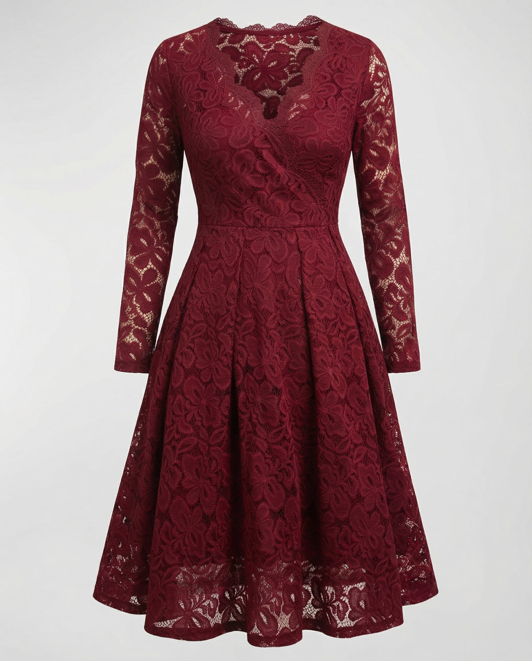 Elegant lace dress women