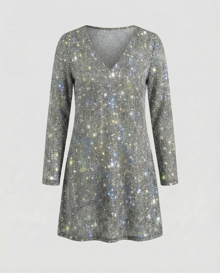 Women's Sequin Dress Long Sleeve