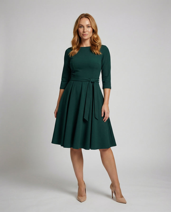 Elegant Swing Dress Women Stylish