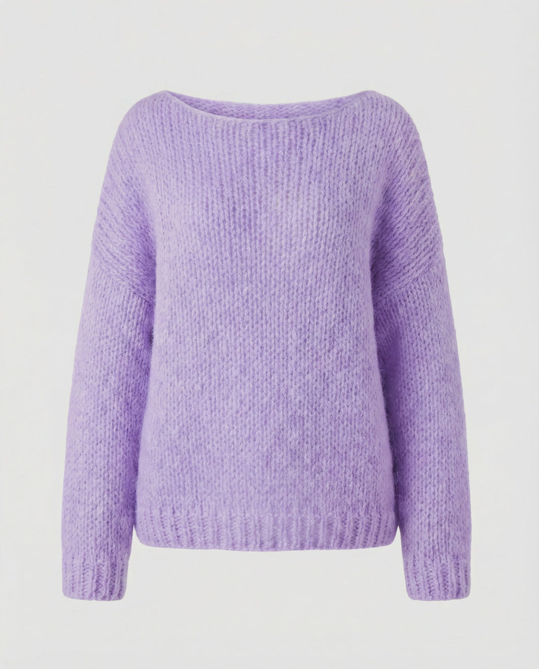 Oversized Pullover U Boat Neck