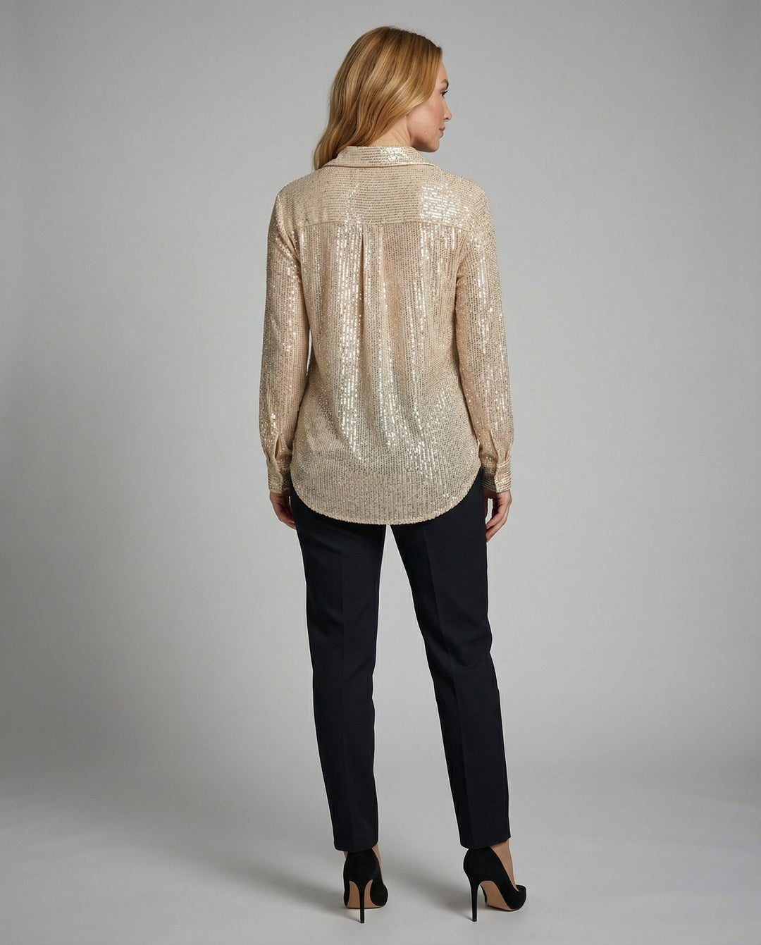Sparkling Oversize Blouse Women