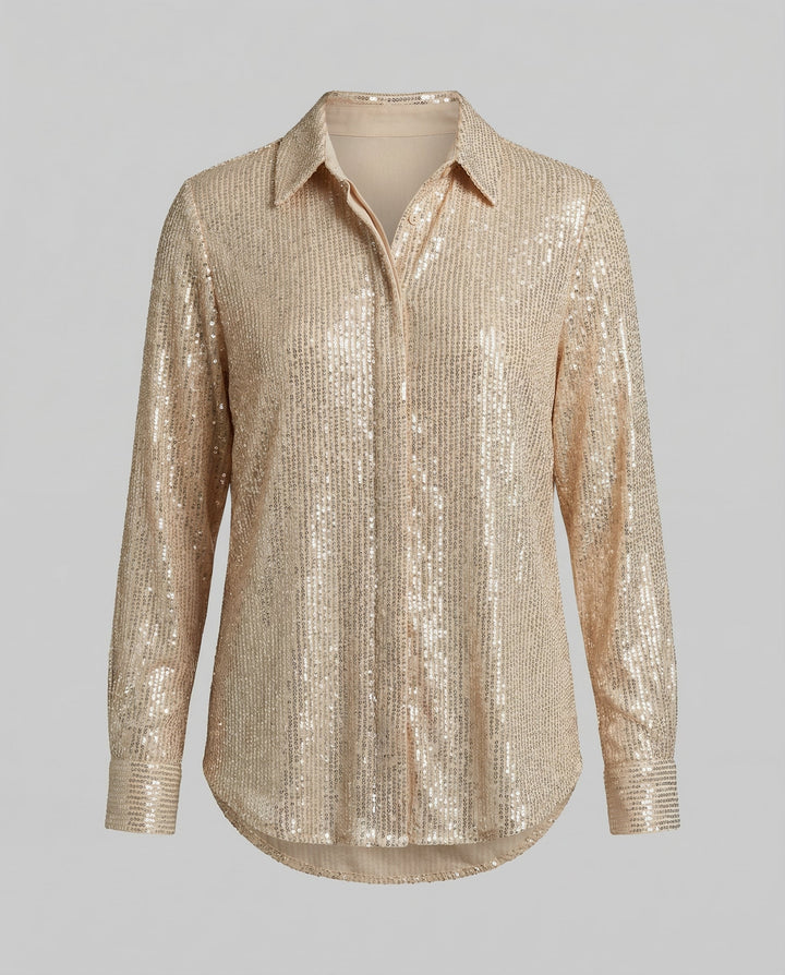 Sparkling Oversize Blouse Women