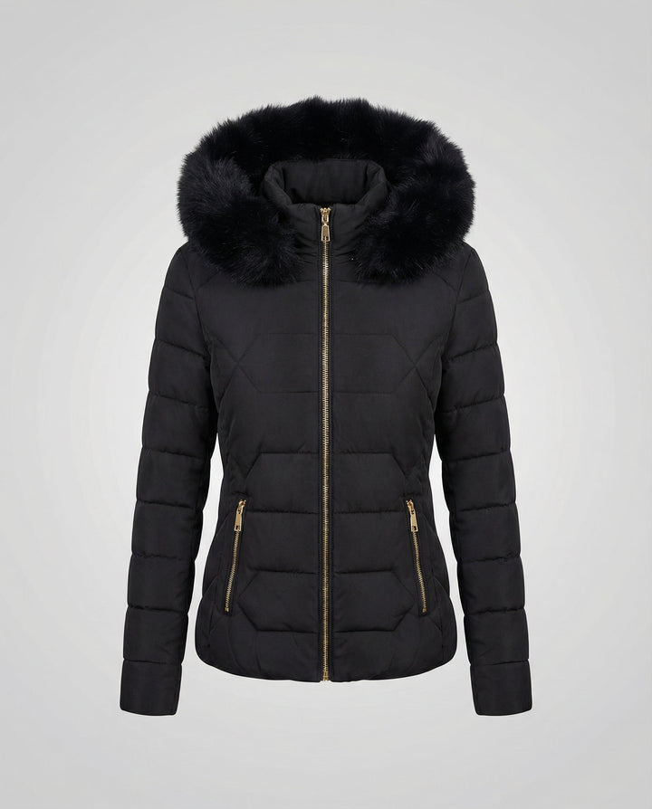 Women's Winter Jacket Faux Fur
