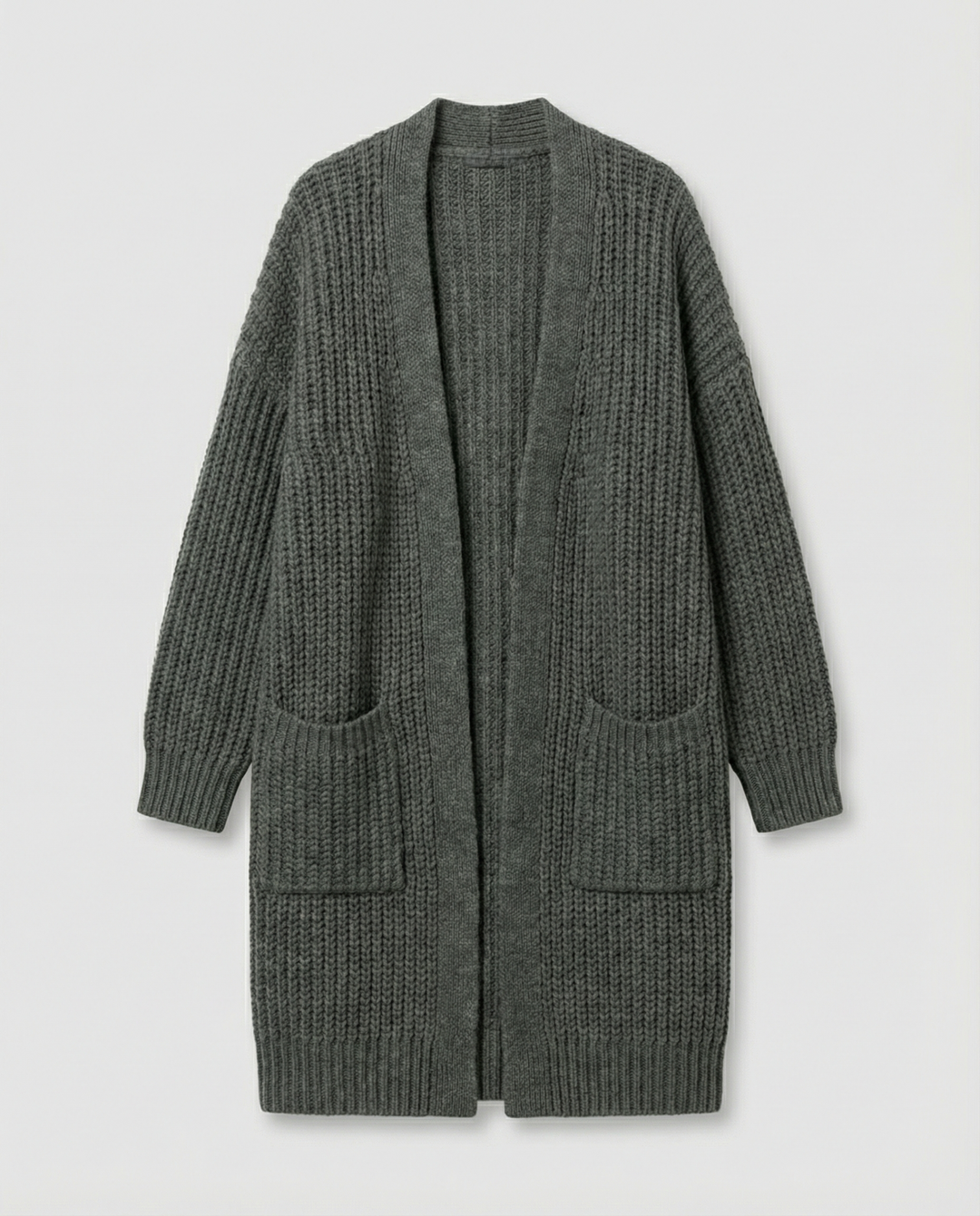 Oversized Knit Coat Women