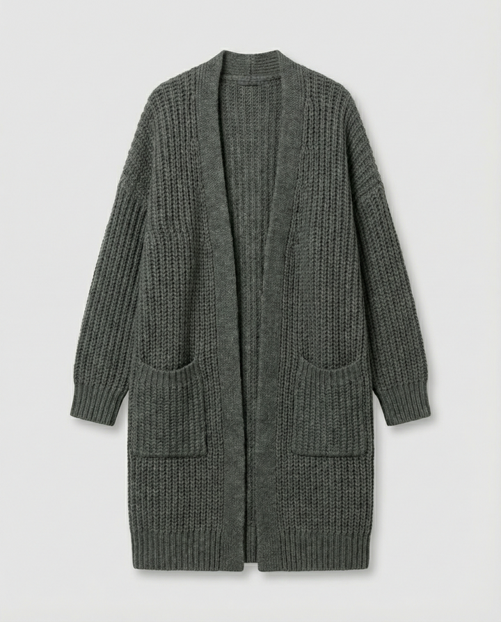 Oversized Knit Coat Women