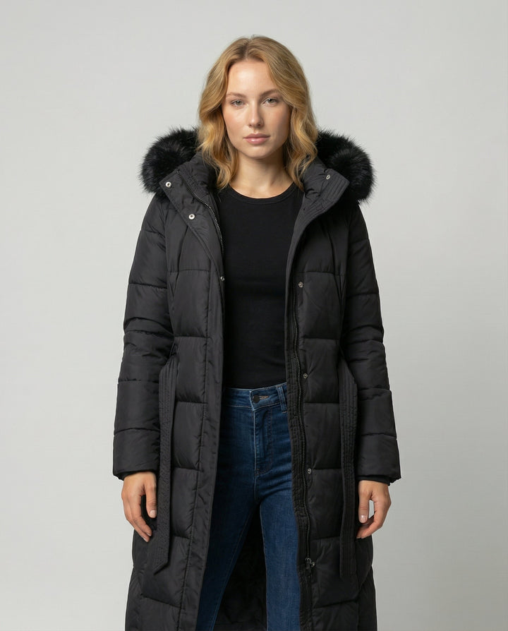 Women's winter jacket with hood