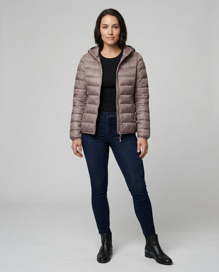 Ultra-light women's down jacket