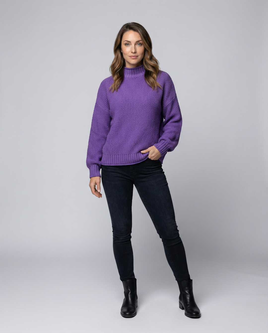 Soft women's cashmere sweater