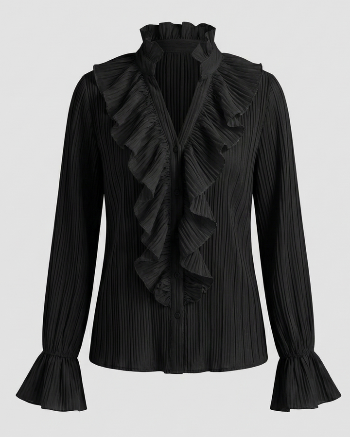 Elegant Gathered Blouse Women