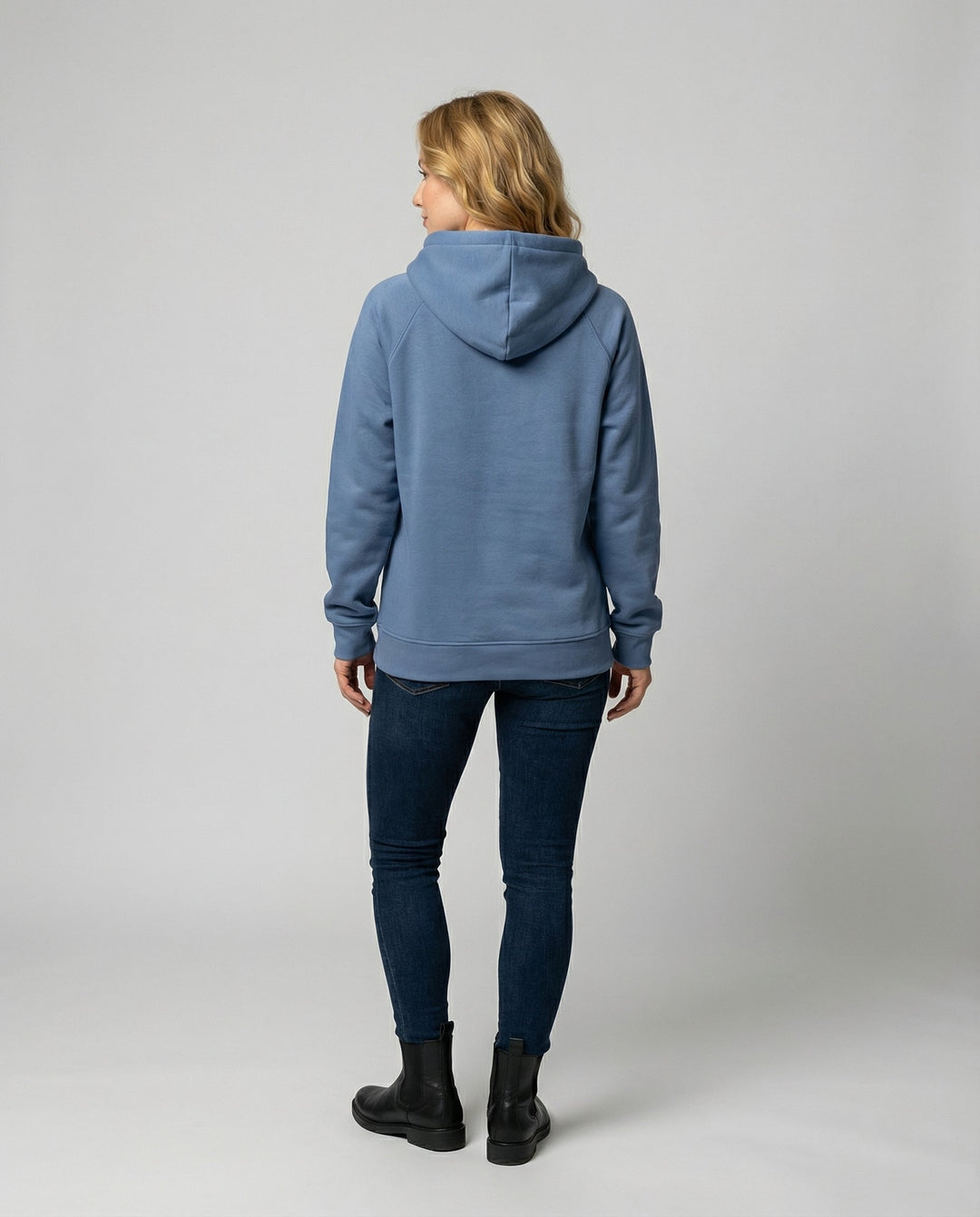 Hooded sweatshirt heart print women