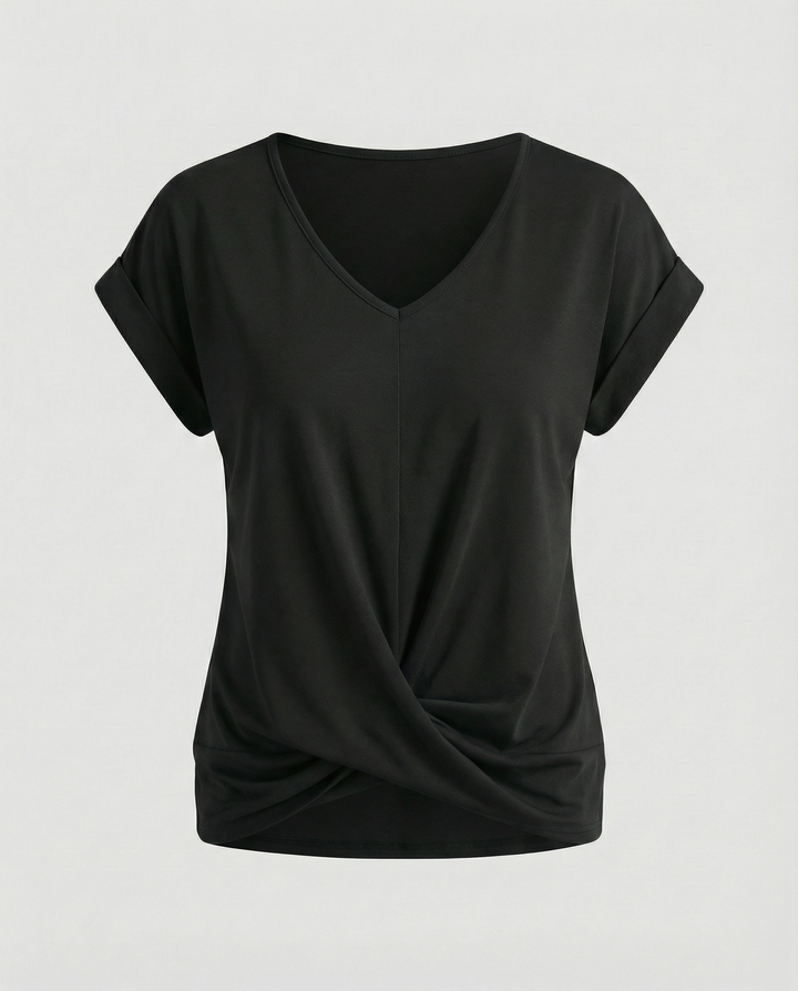 Elegant Women's V-Neck Blouse