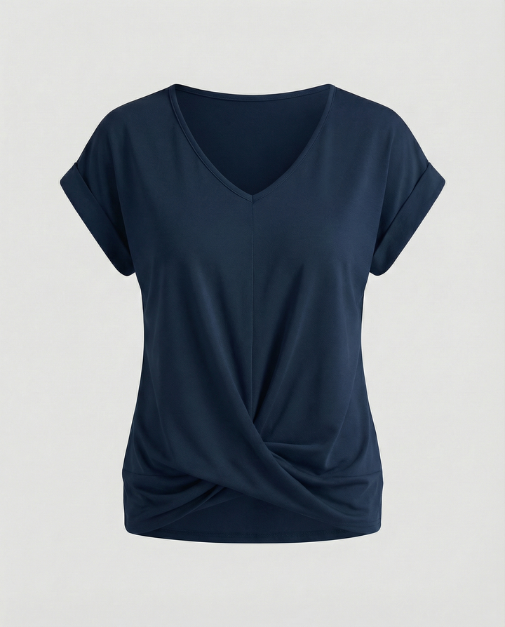 Elegant Women's V-Neck Blouse