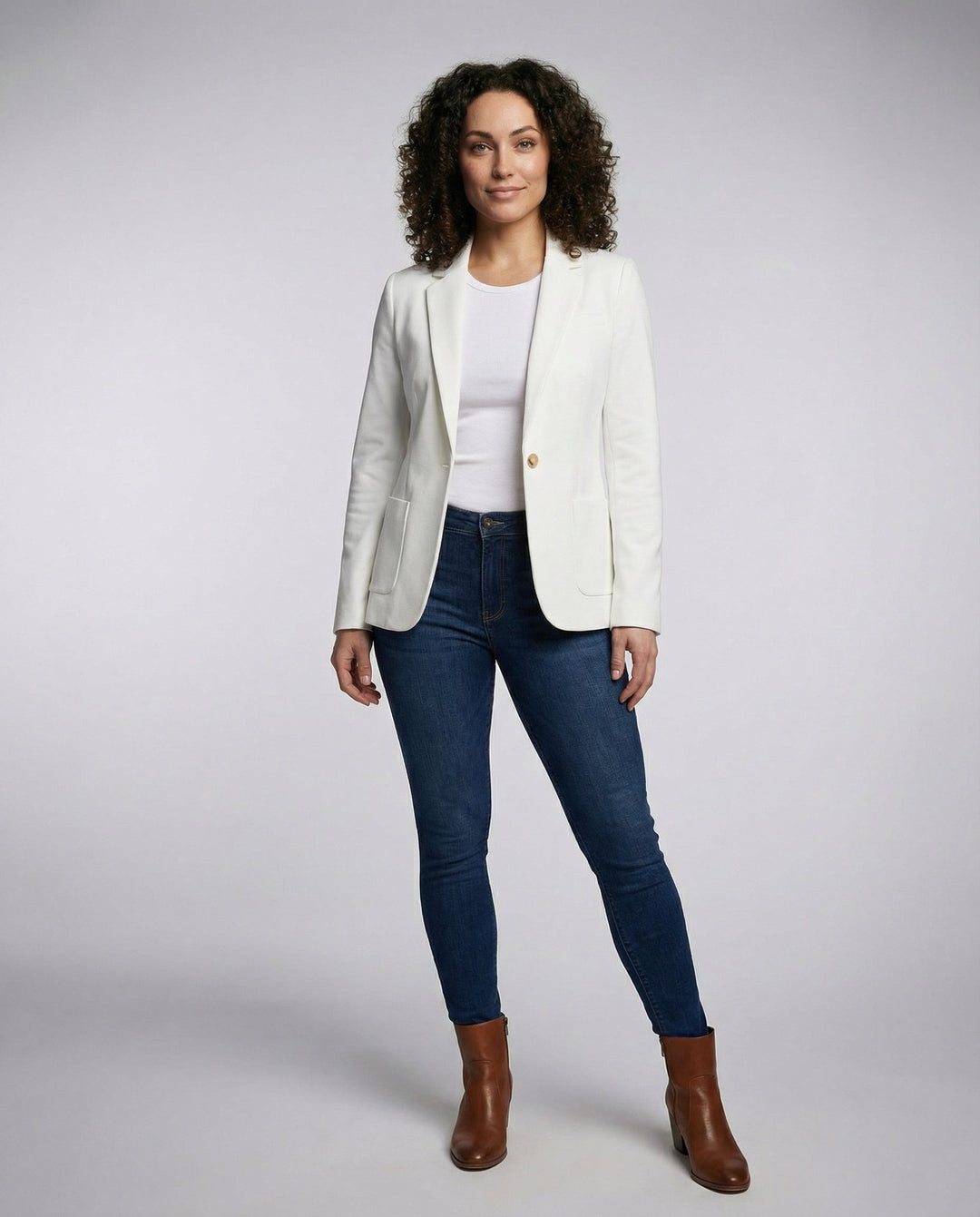 Ladies Elegant Long-Sleeved Blazer