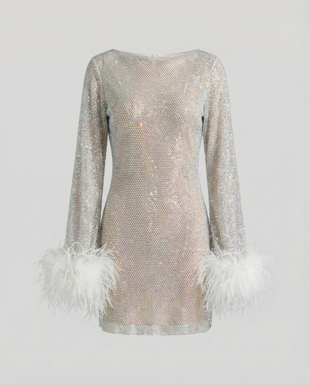 Spring-embellished party dress women
